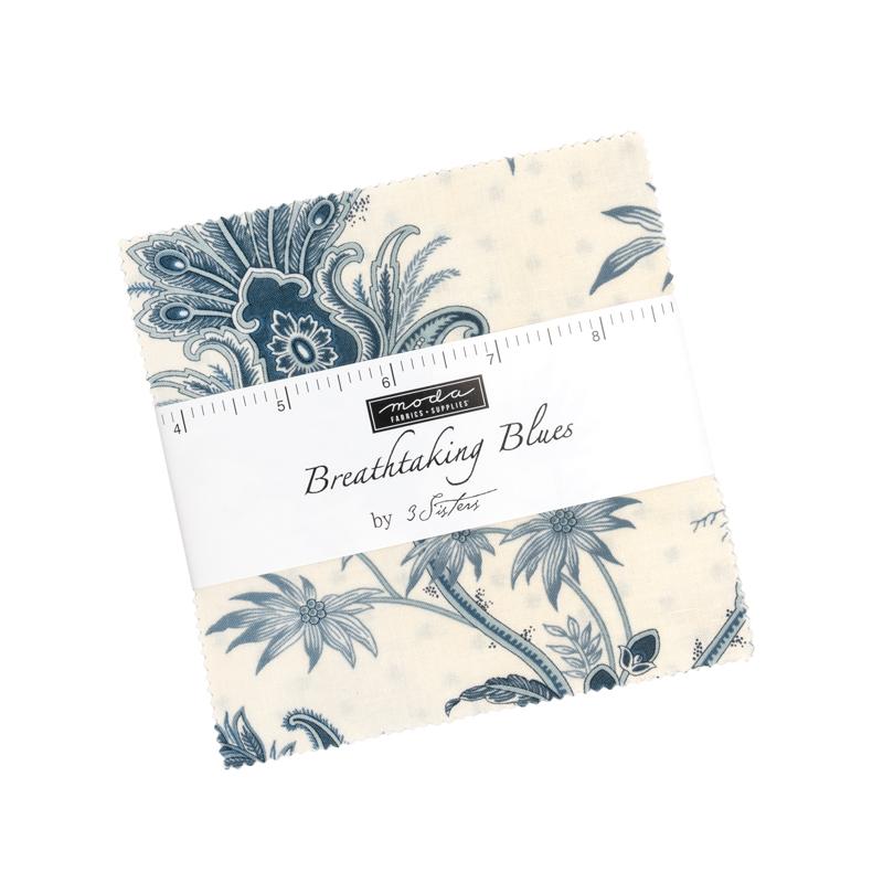 Breathtaking Blues Charm Pack 4400PP for Moda Fabrics