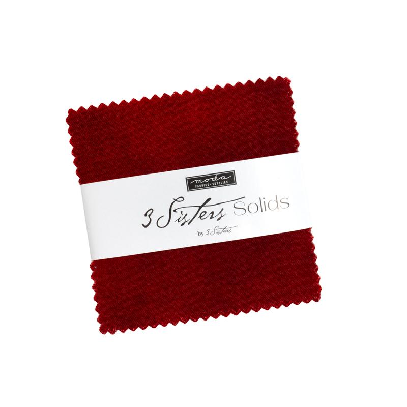 3 Sisters Solids Mini Charm 44019MC for Moda Fabrics bin 16