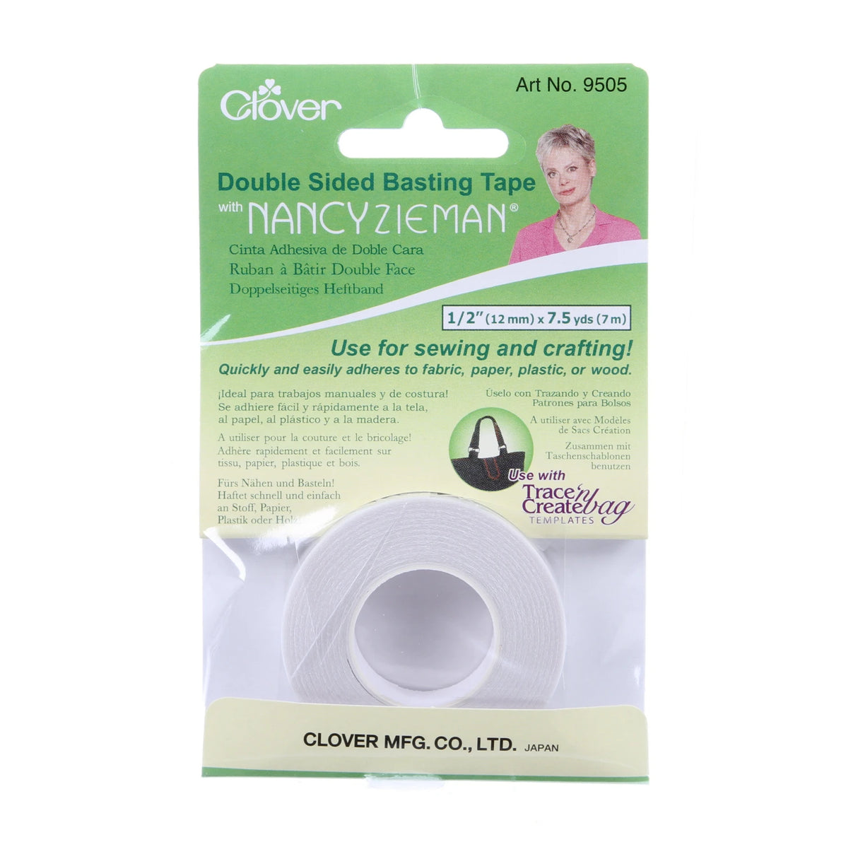Double Sided Basting Tape With Nancy 1/2in x 7.5yds  9505CV