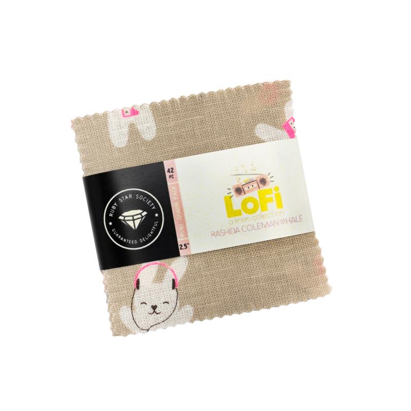 Lofi Linens Mini Charm Pack RS1129MC by Rashida Coleman Hale for Ruby Star Society and Moda Fabrics