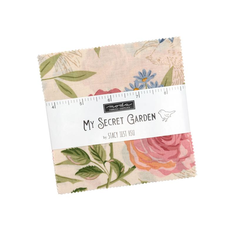 My Secret Garden Charm Pack 20980PP By Stacy Iest Hsu for Moda Fabrics