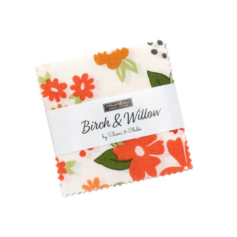 Birch and Willow Mini Charm Pack by Sherri & Chelsi 3772MC for Moda Fabrics
