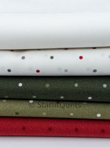 Berry And Pine Magic Dot Fat Quarter Bundle includes 5 Prints.