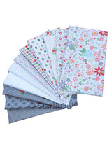 Poinsettia and Pear Red Fat Quarter  Bundle includes 34 Fat Quarters