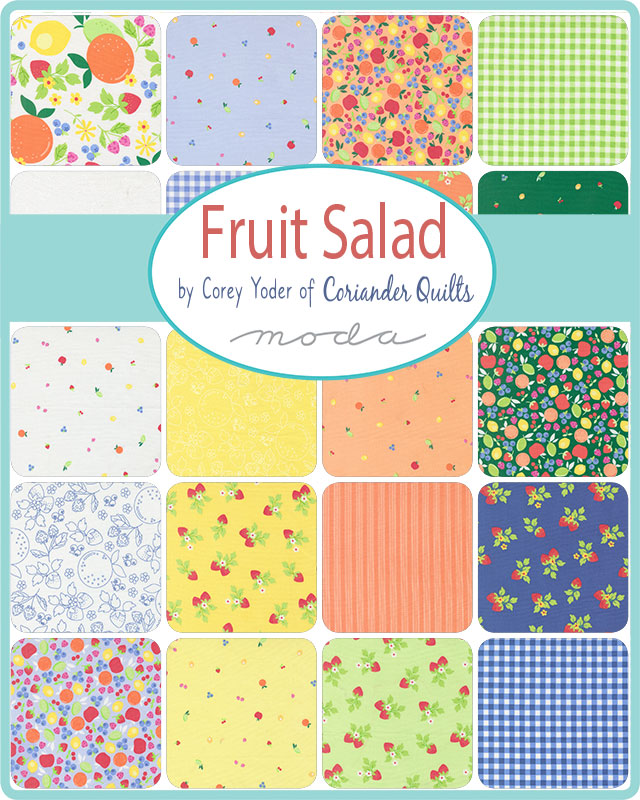 Fruit Salad Fat Eighth Bundle all 40 Prints Custom Cut by Starlit Quilts