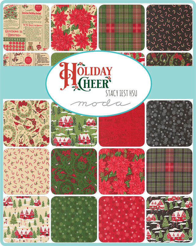 Holiday Cheer Fat Quarter Bundle 28 Prints Custom cut by Starlit Quilts