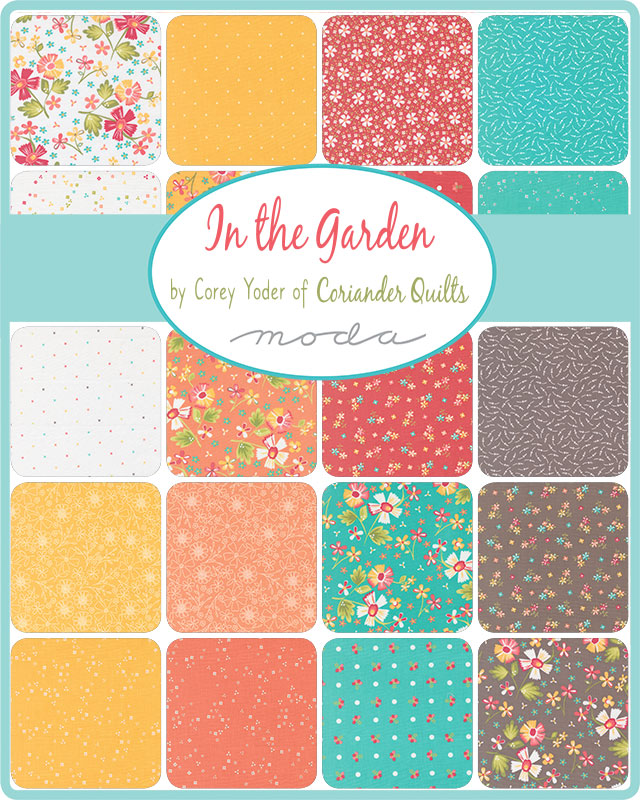 In The Garden Fat Quarter bundle by Corey Yoder for Moda fabrics includes all 38 Prints