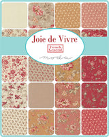 Joie de Vivre Campanule Rouge Yardage 13986-13 by French General for Moda Fabrics Sold in 1/2 yard increments