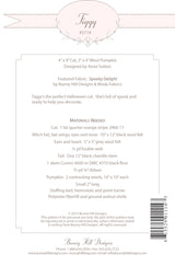 Tiggy Pattern by Bunny Hill Designs BHD2114 Printed Pattern Only