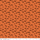 Sophisticated Halloween Bats Orange