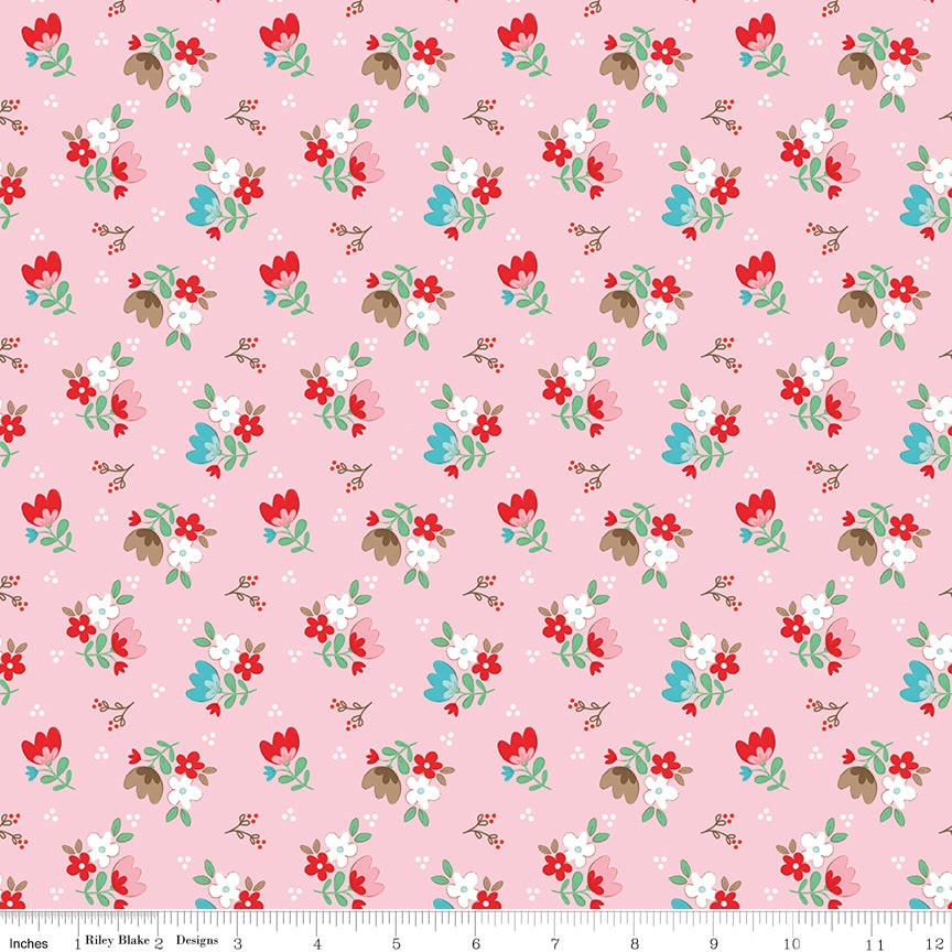 Whimsical Woodland Floral Pink