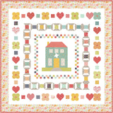 Quilter's Cottage Quilt Kit includes fabrics for the top, binding and pattern by A Quilting Life Designs by Sherri McConnell
