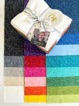 Dotty Thatched Fat Quarter Bundle by Robin Pickens For Moda Fabrics includes all 20 Fat Quarters - Custom Cut by Starlit Quilts