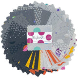 Graywork Mini Charm Pack Tula Pink FB18MCTP.GRAYWORK for FreeSpirit Fabrics Bin 91