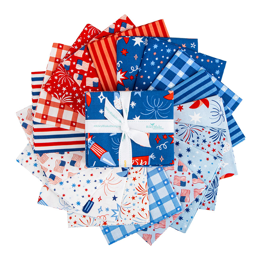 Firecracker Fat Quarter Bundle, 21 Pcs.