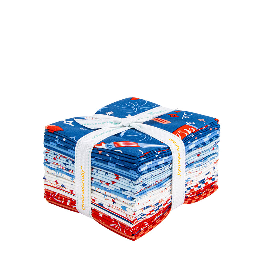 Firecracker Fat Quarter Bundle, 21 Pcs.