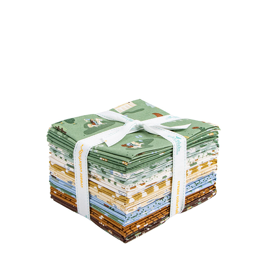 Faraway Kingdom Fat Quarter Bundle, by Natalia Juan Abello for Riley Blake Designs 18 Pcs.