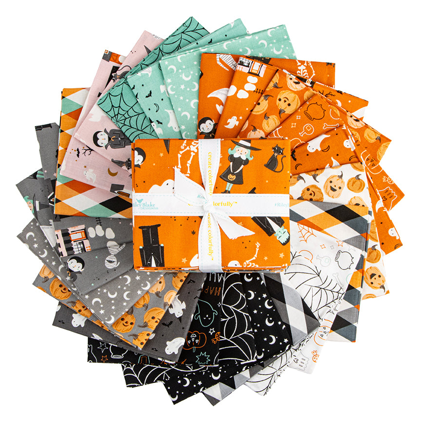 Frank and Friends Custom Cut Fat Quarter Bundle by Melly and Me includes 24 Fat Quarters