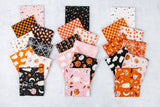 Hey Pumpkin Rolie Polie by My Minds Eye for Riley Blake contains 40 - 2 1/2" strips
