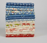 Liberty Quilt Kit, including pattern by Running Doe Quilts and all fabric for quilt top and binding 45" x 70" finished