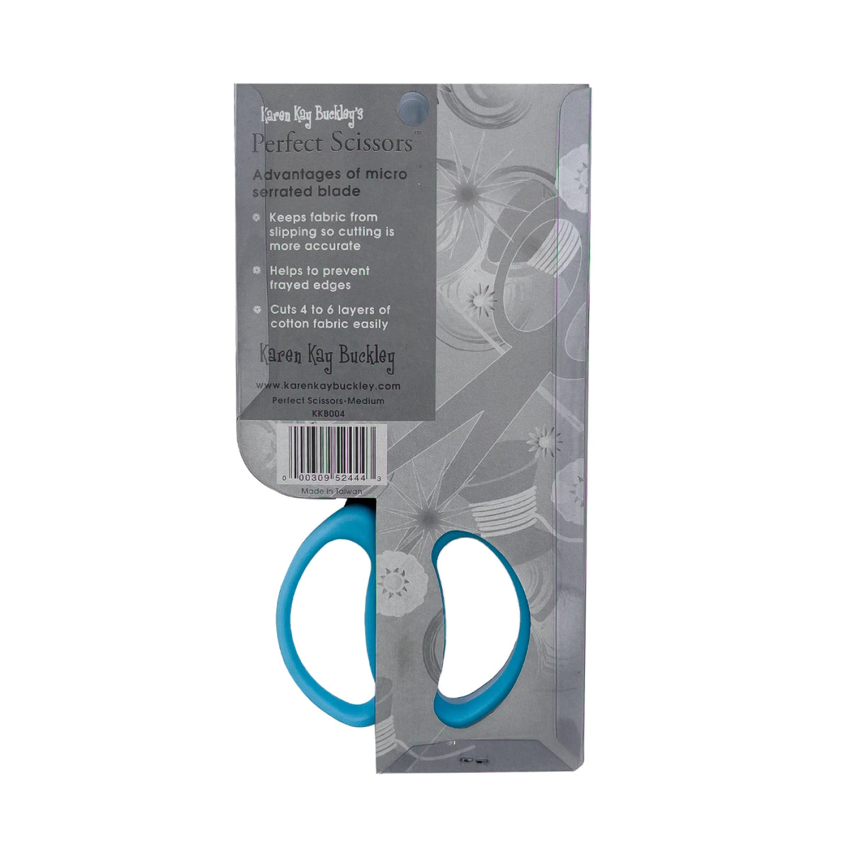 Perfect Scissors Karen Kay Buckley 6 inch Medium Blue KKBPSM