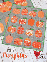 Mini Pumpkins Quilt Kit featuring Acorn Hollow Collection by BasicGrey Includes pattern, fabric for the top and Binding