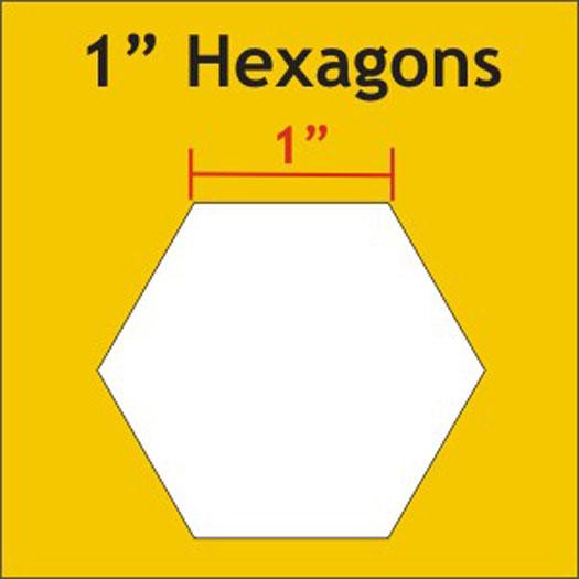 Fabric Cutting Template 1in Hexagon by Paper Pieces