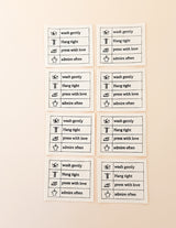 Minki Kim Little Care Cotton Labels