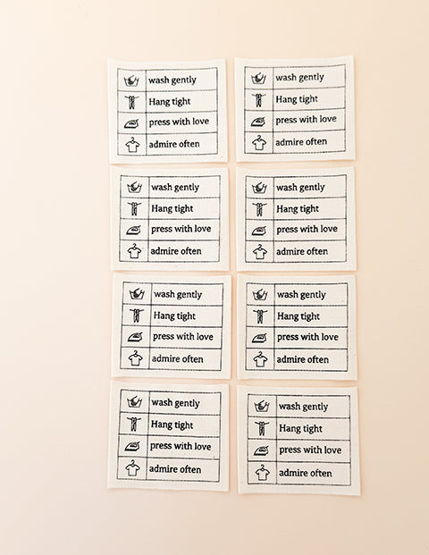 Minki Kim Little Care Cotton Labels