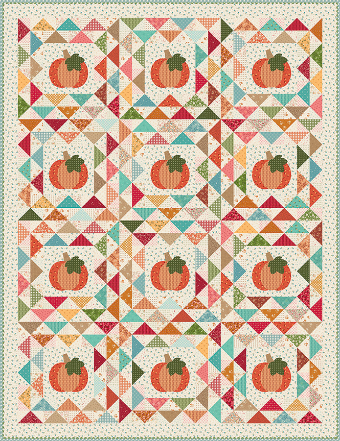 Lori Holt Geese in the Pumpkin Patch Quilt Pattern P120-GEESEPUMPKIN