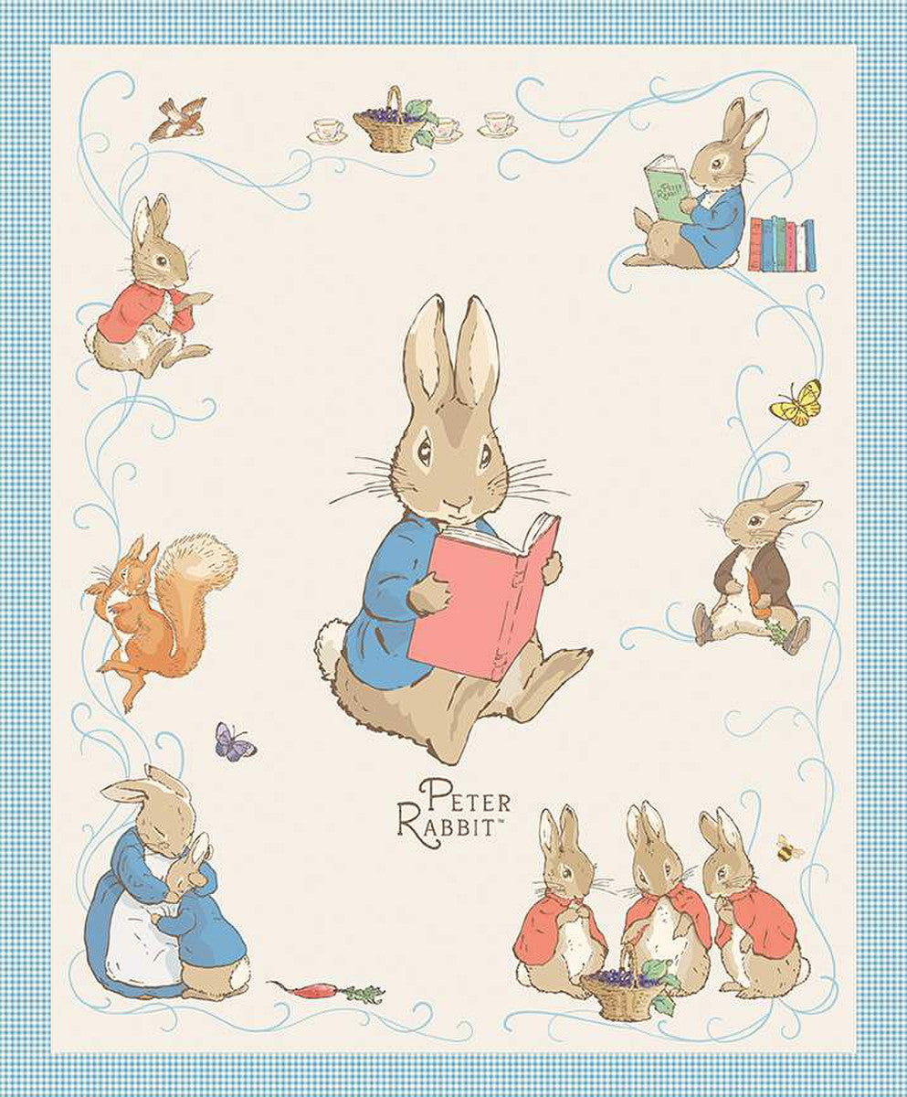 The Tale of Peter Rabbit Peter Rabbit Panel 36 x 43