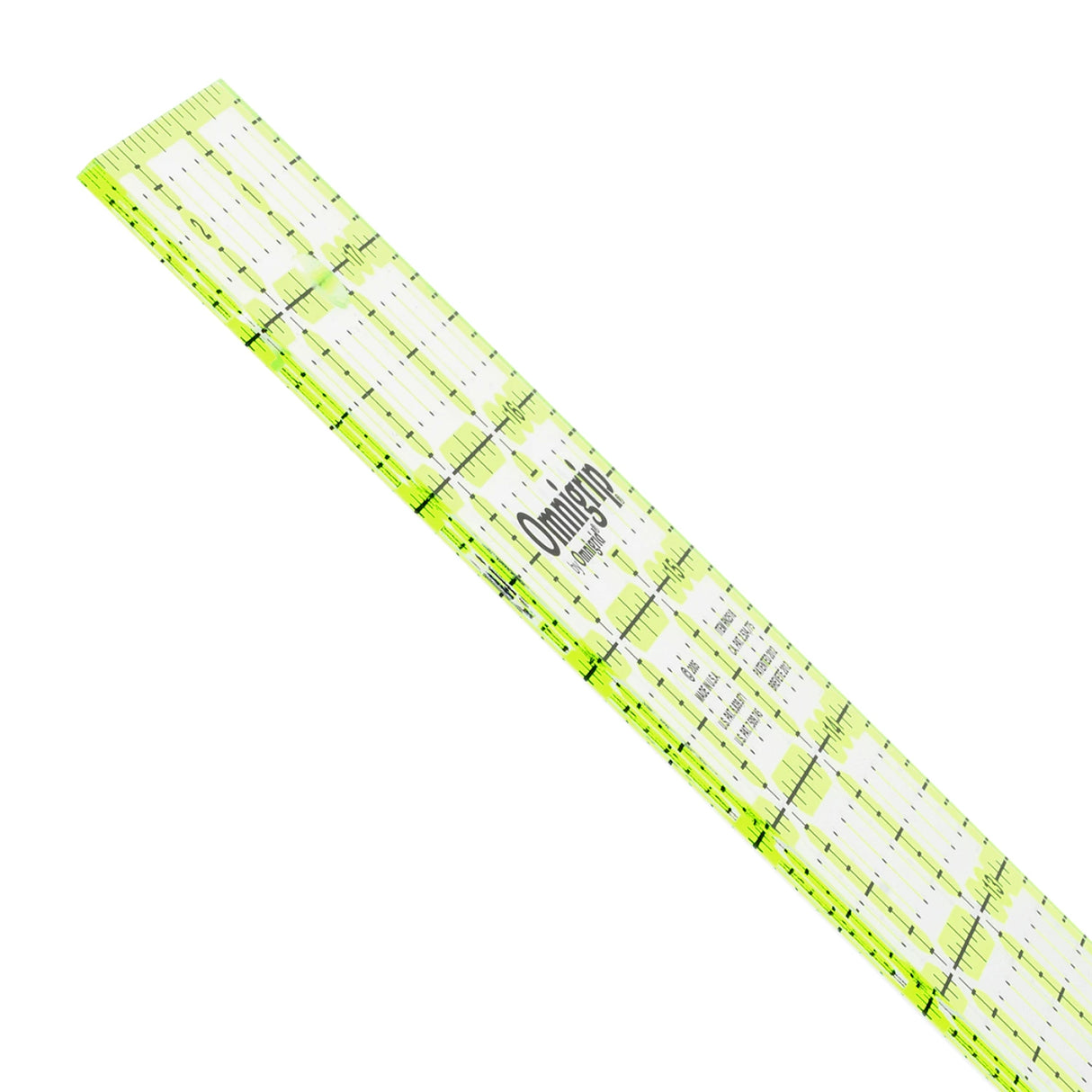 Omnigrid Omnigrip Neon Ruler 8-1/2in Square RN85