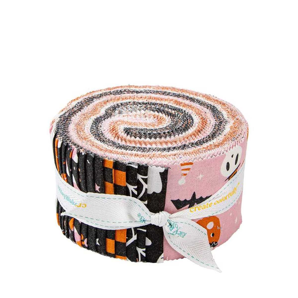 Hey Pumpkin Rolie Polie by My Minds Eye for Riley Blake contains 40 - 2 1/2" strips