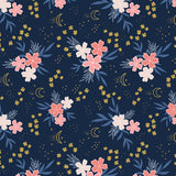 Moonchild Main Midnight Yardage SC13820-Midnight by Fran Gulick of Cotton and Joy for Riley Blake Designs Sold in 1/2 yard increments