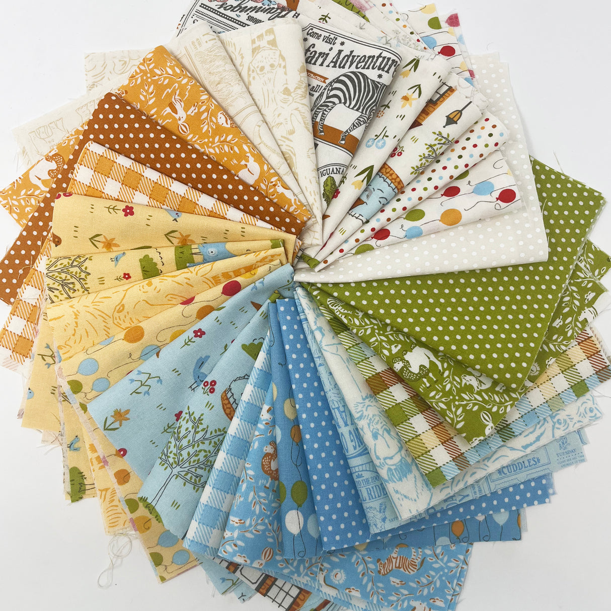 Animal Park Fun Layer Cake by Stacy Iest Hsu 20960LC For Moda Fabrics