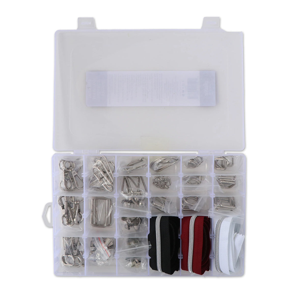Essential Box Bundle Of Hardware & Zippers Nickle # STS220S