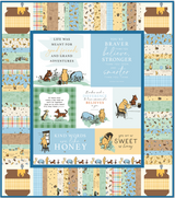 Sweet as Honey Quilt Kit in Winnie the Pooh Packaged by Starlit Quilts fabric by Riley Blake Designs