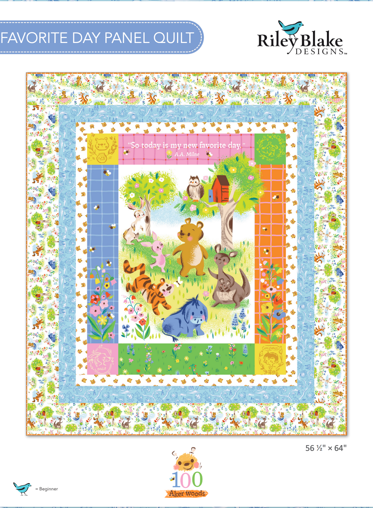 My Favorite Day Free Quilt Pattern By Riley Blake Designs 55" x 62 1/2"