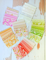 Summers End Fat Quarter bundle all 40 Prints Custom cut by Starlit Quilts