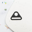 1.5" Triangle Ring Matt Black SSCH20 by Stitch Supply Co Bag hardware