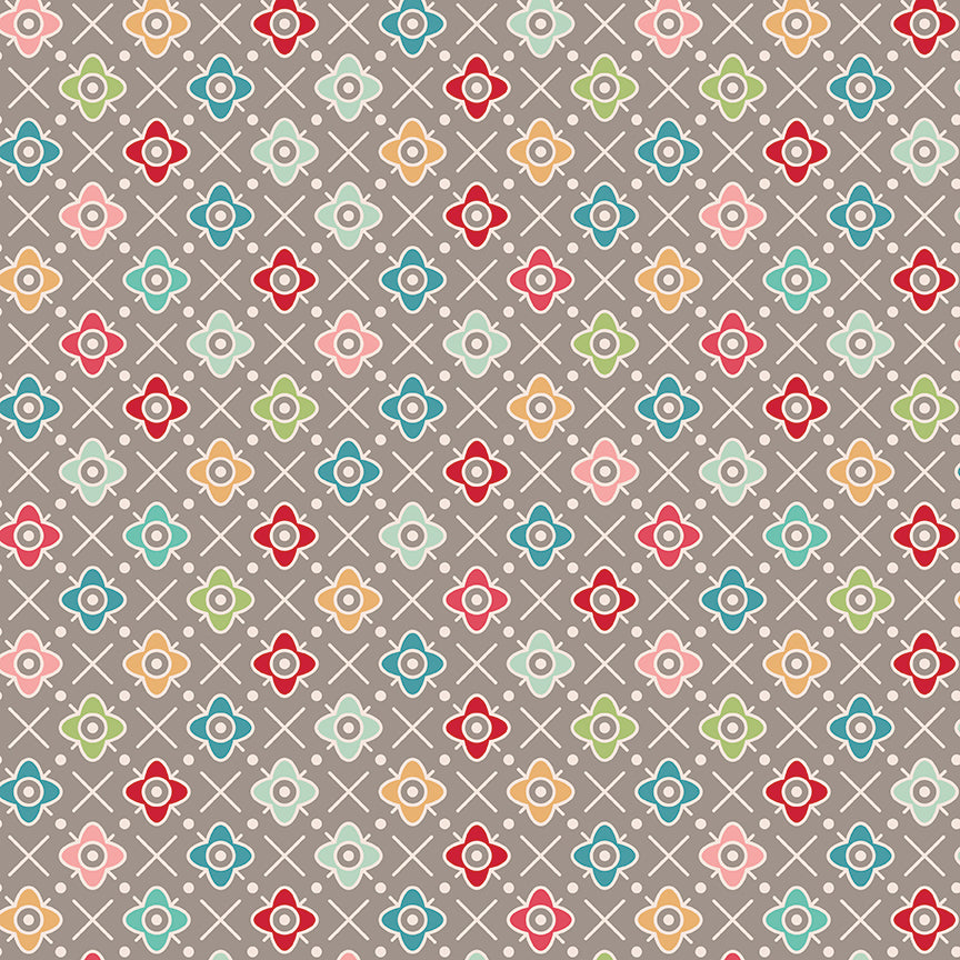 Farmer's Daughter 107/108" Wide Back Flower Patch Rustic WB17195 1/2 yard increments