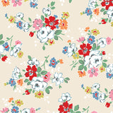 Cath Kidston® Signature Collection 107/108" Wide Back Clifton Rose Cream Sold in 1/2 Yard Increments
