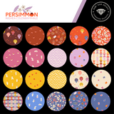 Persimmon Fat Quarter Bundle 24 prints cut by Starlit Quilts