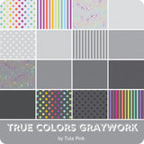 Graywork 5" Charm Pack by Tula Pink FB6CPTP.Graywork for FreeSpirit Fabrics bin 72