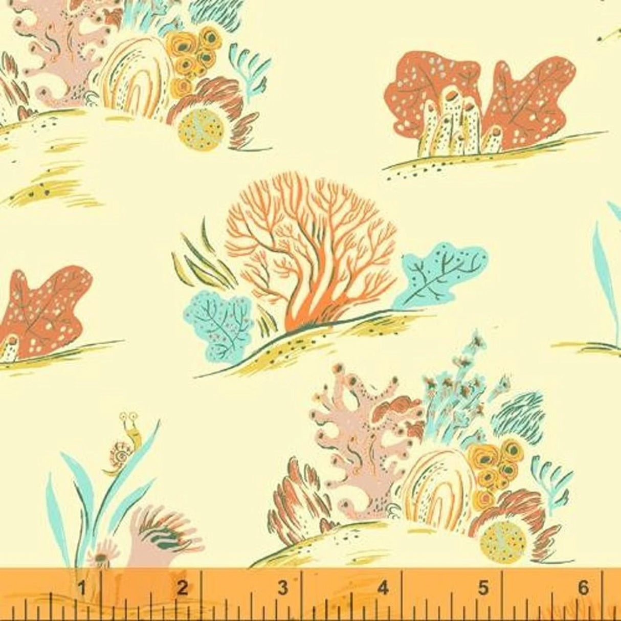 Malibu Heather Ross Yardage for Windham Fabrics 52147-9 Sold in 1//2 Yard increments