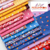 Persimmon Fat Eighth Bundle 24 prints cut by Starlit Quilts