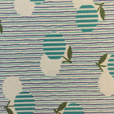 Dixie Aqua Flower Dot Yardage SKU# 41863-3 Dixie by Cluck Cluck Sew for Windham Fabrics