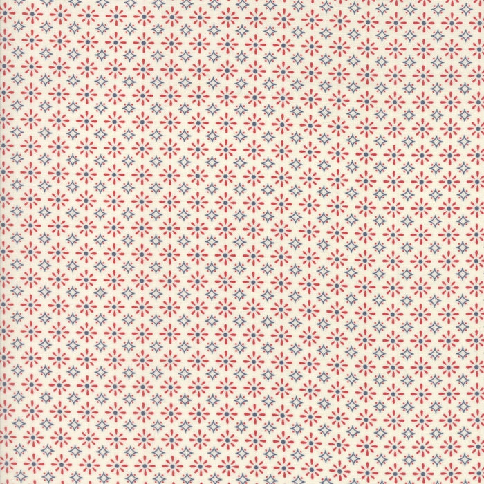 Freedom Vanilla Bandana Yardage SKU# 5644-14 by Sweetwater for Moda Fabrics sold in 1/2 yard increments