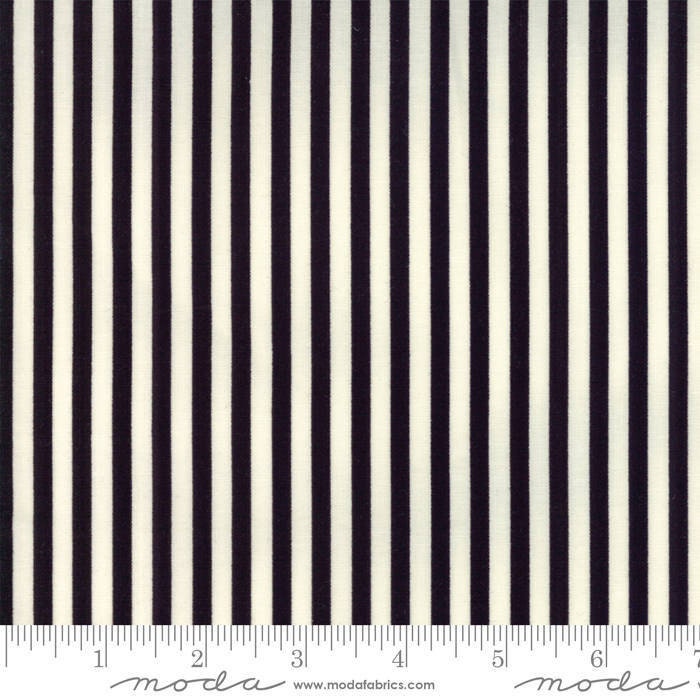 Moda Essentially Yours Black Stripe Yardage - 8652 79 Moda Classic by Moda Fabrics Cut in Continuousi 1/2 Yard Increments