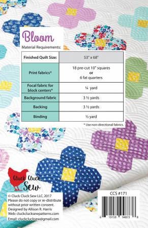 Bloom Printed Pattern by Cluck Cluck Sew CCS171